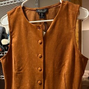 Rachel Zoe Suede Vest Size M - NWT